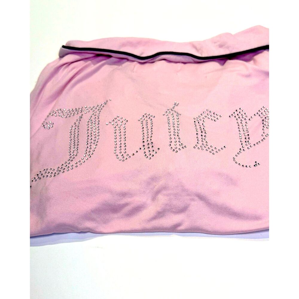 Juicy Couture Pajama Set Womens Medium Pink 2 Piece Sleepwear Studded Logo